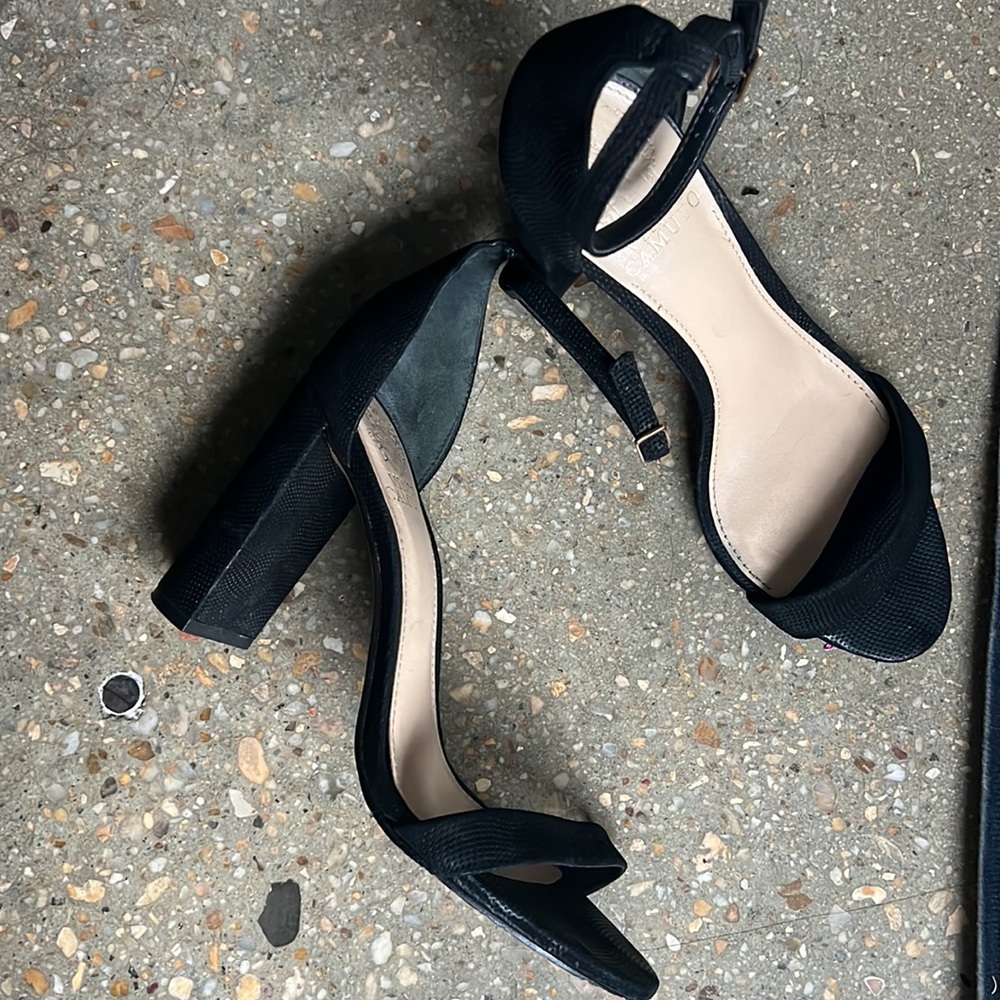 Vince Camuto Black Heeled Sandals